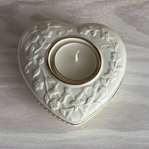 VTG Lenox‎ Forevermore Heart-Shaped Votive/Tea Lite Candle Holder